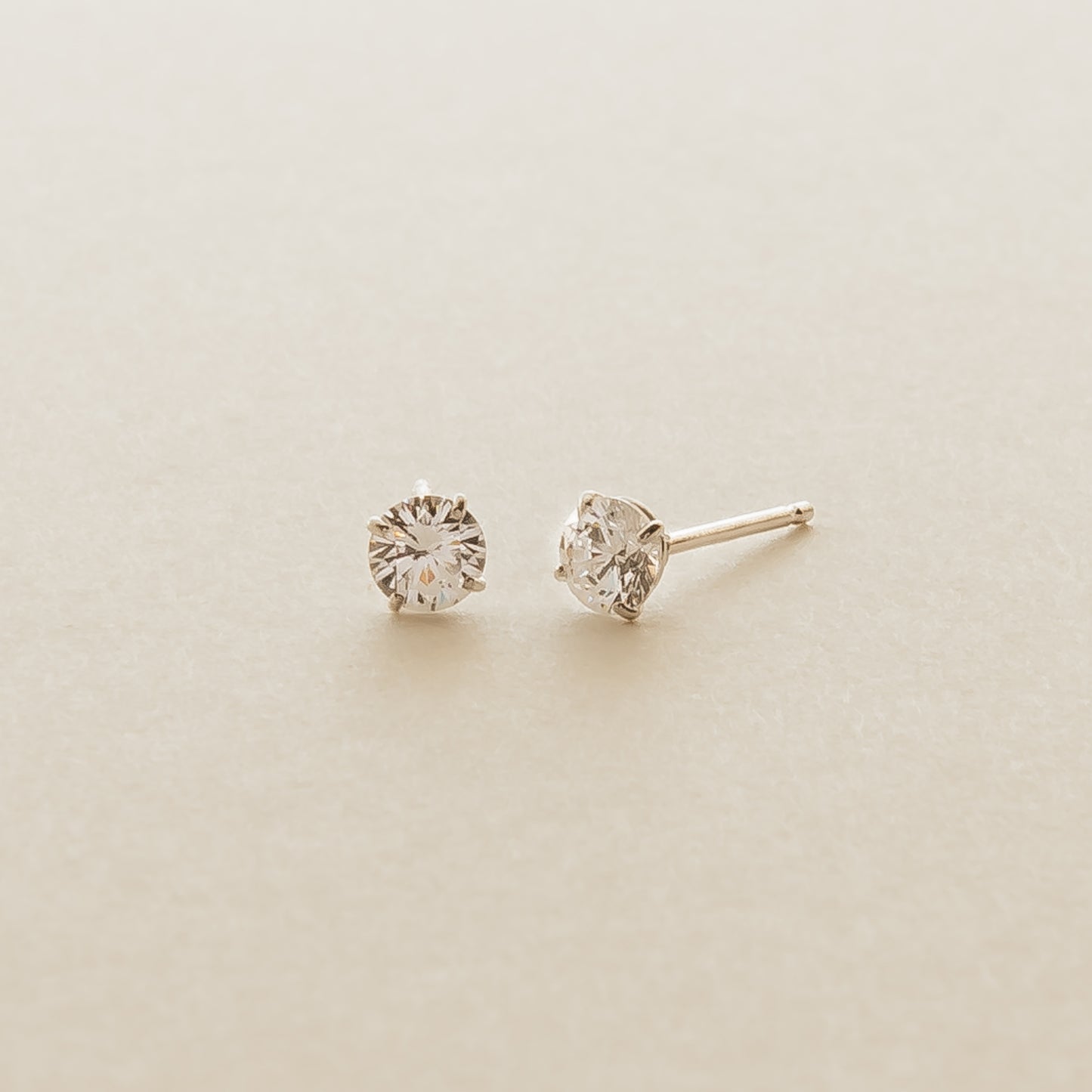 Mini Sterling Silver Sparkle Studs