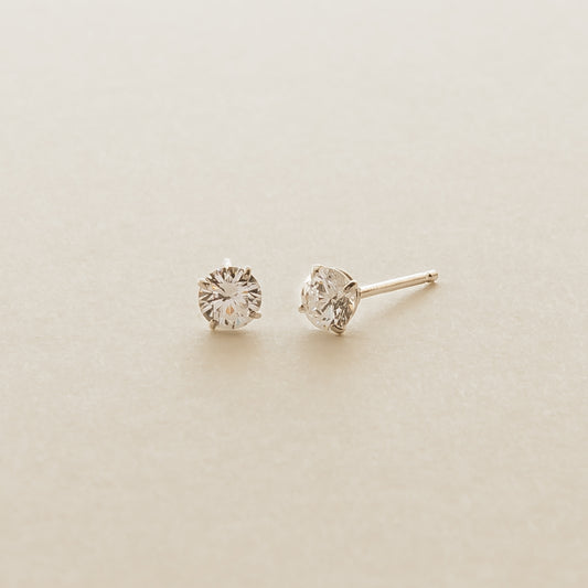 Mini Sterling Silver Sparkle Studs