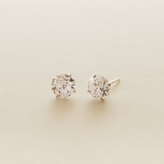 Large Sterling Silver Studs