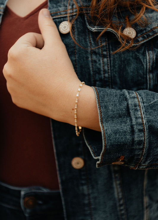 Baguette Tennis Bracelet